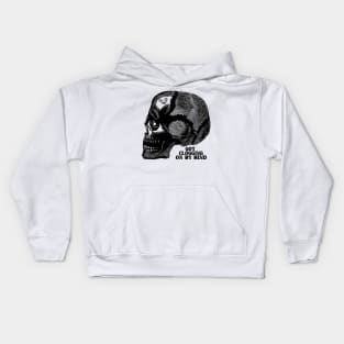 Clog On the Brain BLK Kids Hoodie